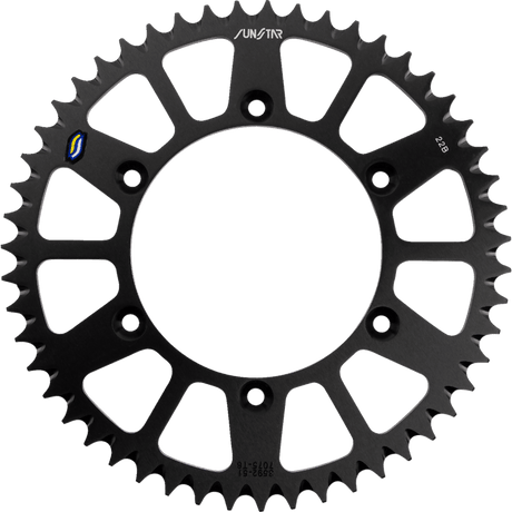SUNSTAR SPROCKETS ALUMINUM REAR SPROCKET - DRIVEN Canada's Powersports 8400191045485 - 359251BK