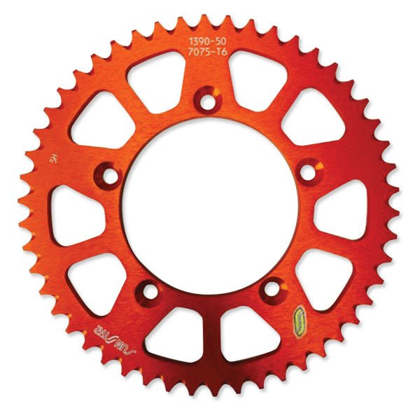 SUNSTAR SPROCKETS WORKS TRIPLESTAR ALUMINUM REAR SPROCKET (5 - 139050OR) - DRIVEN Canada's Powersports 8400191093765 - 139050OR