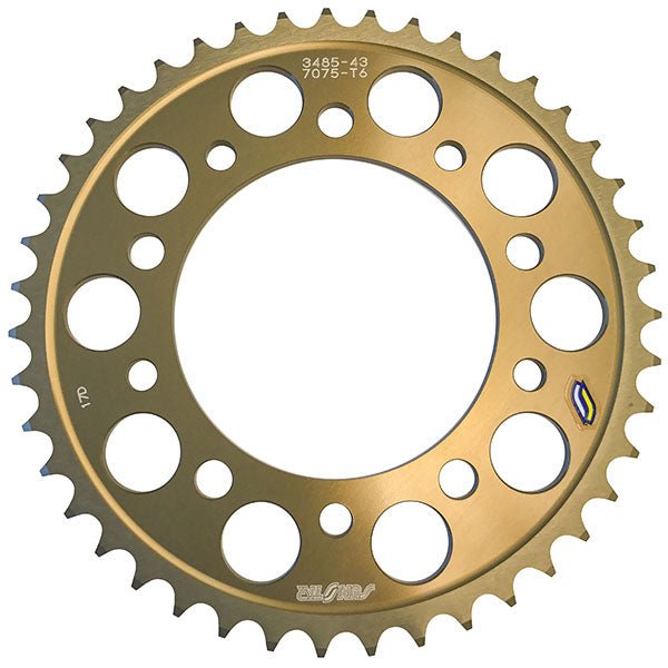 SUNSTAR SPROCKETS WORKS TRIPLESTAR ALUMINUM REAR SPROCKET (5 - 348543) - DRIVEN Canada's Powersports 5 - 348543