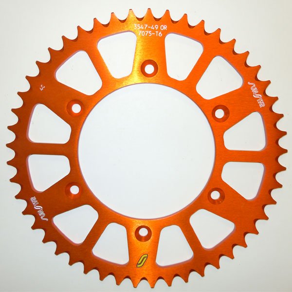 SUNSTAR SPROCKETS WORKS TRIPLESTAR ALUMINUM REAR SPROCKET (5 - 354752OR) - DRIVEN Canada's Powersports 8400191088815 - 354752OR