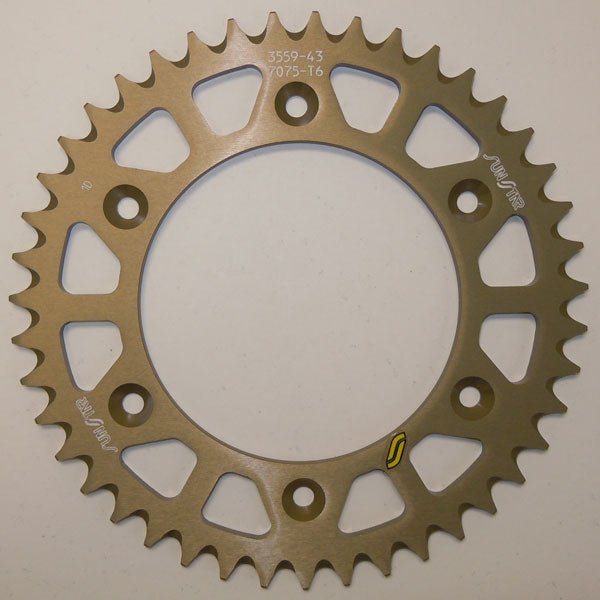 SUNSTAR SPROCKETS WORKS TRIPLESTAR ALUMINUM REAR SPROCKET (5 - 355944) - DRIVEN Canada's Powersports 8400191046235 - 355944