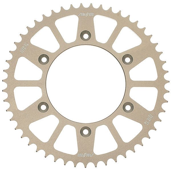 SUNSTAR SPROCKETS WORKS TRIPLESTAR ALUMINUM REAR SPROCKET (5 - 357744) - DRIVEN Canada's Powersports 8400191047465 - 357744