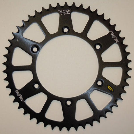 SUNSTAR SPROCKETS WORKS TRIPLESTAR ALUMINUM REAR SPROCKET (5 - 357749BK) - DRIVEN Canada's Powersports 8400191044705 - 357749BK