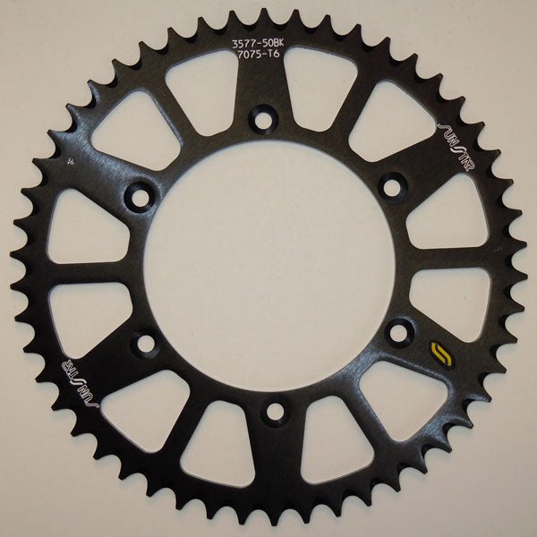 SUNSTAR SPROCKETS WORKS TRIPLESTAR ALUMINUM REAR SPROCKET (5 - 357749BK) - DRIVEN Canada's Powersports 8400191044705 - 357749BK