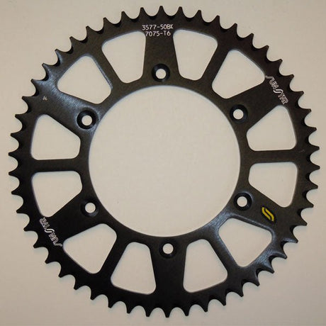SUNSTAR SPROCKETS WORKS TRIPLESTAR ALUMINUM REAR SPROCKET (5 - 357751BK) - DRIVEN Canada's Powersports 8400191044945 - 357751BK