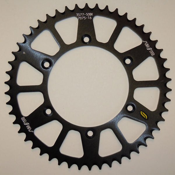 SUNSTAR SPROCKETS WORKS TRIPLESTAR ALUMINUM REAR SPROCKET (5 - 357751BK) - DRIVEN Canada's Powersports 8400191044945 - 357751BK