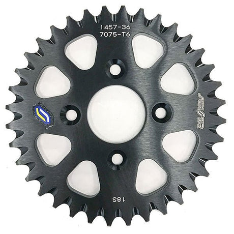 SUNSTAR SPROCKETS WORKS TRIPLESTAR ALUMINUM REAR SPROCKETS (5 - 145736BK) - DRIVEN Canada's Powersports 5 - 145736BK