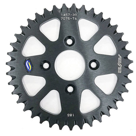 SUNSTAR SPROCKETS WORKS TRIPLESTAR ALUMINUM REAR SPROCKETS (5 - 145739BK) - DRIVEN Canada's Powersports 5 - 145739BK