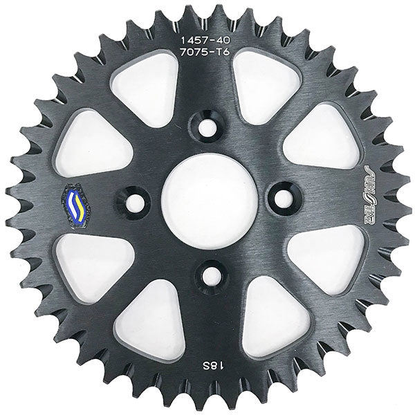 SUNSTAR SPROCKETS WORKS TRIPLESTAR ALUMINUM REAR SPROCKETS (5 - 145740BK) - DRIVEN Canada's Powersports 5 - 145740BK
