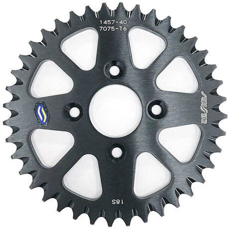SUNSTAR SPROCKETS WORKS TRIPLESTAR ALUMINUM REAR SPROCKETS (5 - 145740BK) - DRIVEN Canada's Powersports 5 - 145740BK