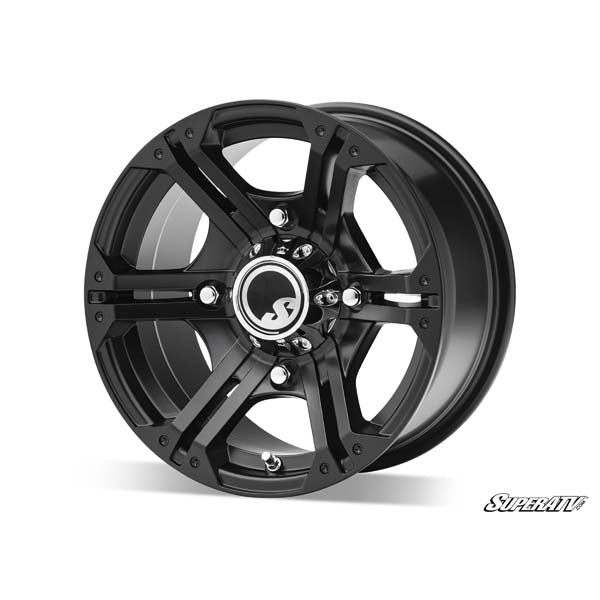 SUPER ATV SATV BANDIT RIM 14/7 - 4/156 BK (BAN - 14/7 - 4/156HBLK12) - DRIVEN Canada's Powersports BAN - 14/7 - 4/156HBLK12