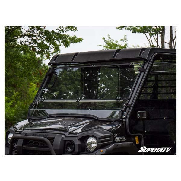 SUPER ATV SATV FLIP WINDSHIELD KAW (FDWS - K - MULE - FXT - 70) - DRIVEN Canada's Powersports FDWS - K - MULE - FXT - 70