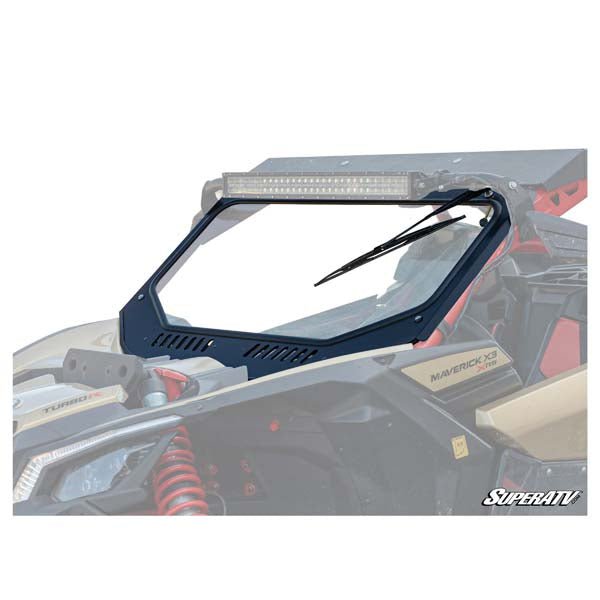 SUPER ATV SATV GLASS WINDSHIELD CAN - AM (GWS - CA - X3 - S - 01 - M) - DRIVEN Canada's Powersports GWS - CA - X3 - S - 01 - M