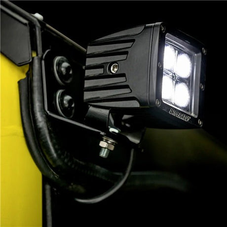 SUPERATV CUBE LIGHT W/BRACKET 3" C - AM (LBCADEF00101) - DRIVEN Canada's Powersports 882834046016LBCADEF00101