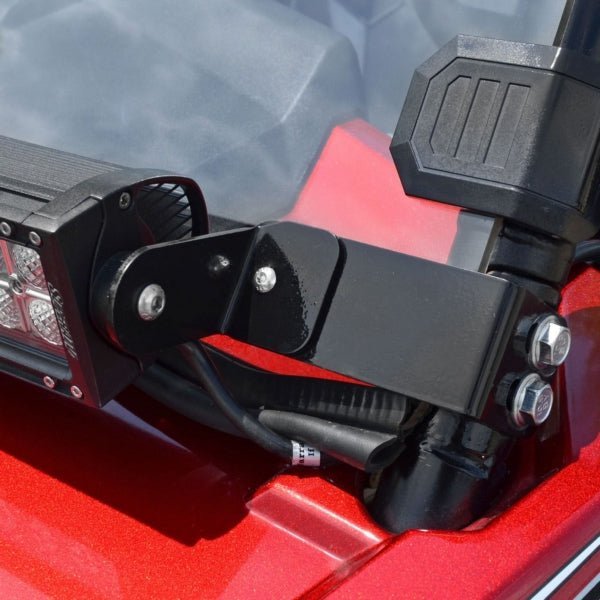 SUPERATV POLARIS RZR 30" LIGHT BAR MOUNTING BRACKET FLUSH TO HOOD (LB3ACC902) - Driven Powersports Inc.9999999988LB3ACC902