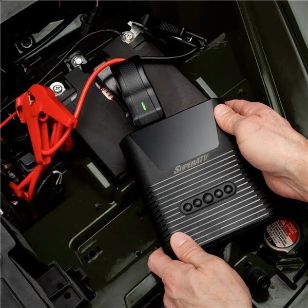SUPERATV PORTABLE BATTERY + AIR COMPRESSOR KIT (BCCU001) - DRIVEN Canada's Powersports 882834057043BCCU001
