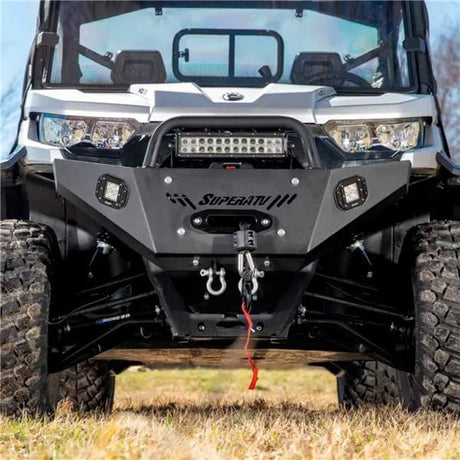 SuperATV Winch Ready Bumper With Light Bar - DRIVEN Canada's Powersports 779421183585FBGCADEF003LB12RL
