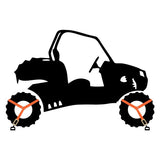 SUPERCLAMP STRAP KIT ATV/UTV QTY4 (9000 ATV TIE DOWN) - Driven Powersports Inc.7137572954759000 ATV TIE DOWN