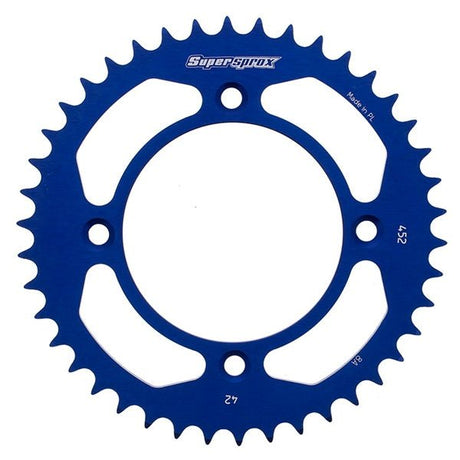 Supersprox MX Aluminium Rear Drive Sprocket - DRIVEN Canada's Powersports 8592165026107RAL-452-42-BLU