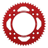 SUPERSPROX MX ALUMINIUM REAR DRIVE SPROCKET - DRIVEN Canada's Powersports 8592165097480RAL - 209 - 51 - RED