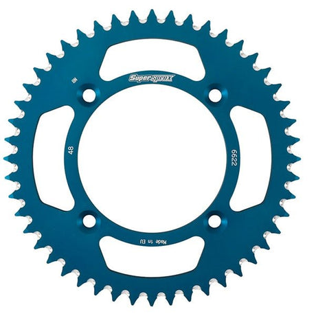SUPERSPROX MX ALUMINIUM REAR DRIVE SPROCKET - DRIVEN Canada's Powersports 8592165136271RAL - 6622 - 48 - BLU