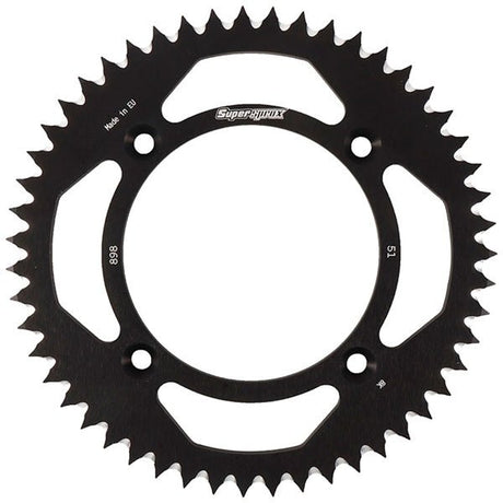 SUPERSPROX MX ALUMINIUM REAR DRIVE SPROCKET - DRIVEN Canada's Powersports 8592165020754RAL - 898 - 51 - BLK