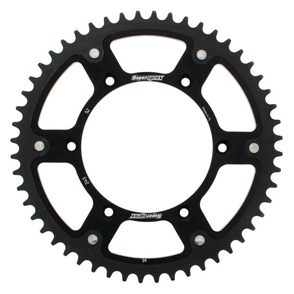 Supersprox MX Stealth Rear Drive Sprocket - DRIVEN Canada's Powersports 8592165005355RST-245-52-BLK