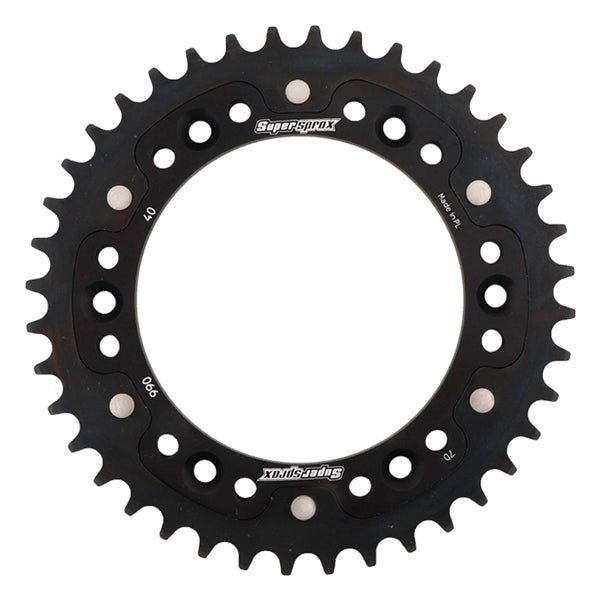 Supersprox MX Stealth Rear Drive Sprocket - DRIVEN Canada's Powersports 8592165091556RST-990-40-BLK