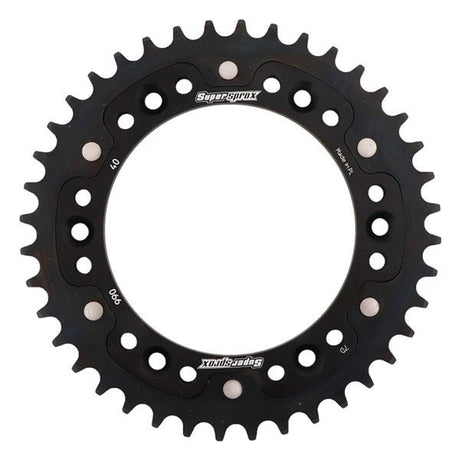 Supersprox MX Stealth Rear Drive Sprocket - DRIVEN Canada's Powersports 8592165091556RST-990-40-BLK