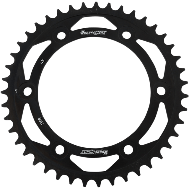 SUPERSPROX SPROCKET REAR STEEL 43T (RFE - 1308 - 43 - BLK) - DRIVEN Canada's Powersports RFE - 1308 - 43 - BLK