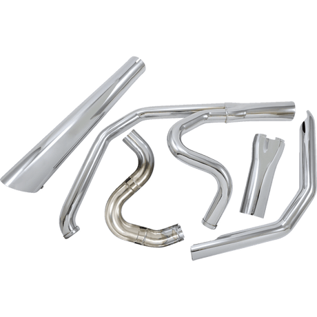 SUPERTRAPP 90 - 06 SOFTAIL/91 - 05 DYNA SUPERMEG 2:1 FS - Driven Powersports Inc.828 - 71454