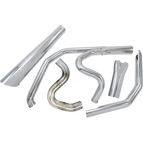 SUPERTRAPP 90 - 06 SOFTAIL/91 - 05 DYNA SUPERMEG 2:1 FS - Driven Powersports Inc.828 - 71454