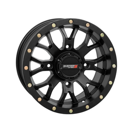 SYSTEM 3 OFF - ROAD 14X7 4/156 5+ ST3 30MMWHEEL BEADLOCK BK (521449) - Driven Powersports Inc.521449521449