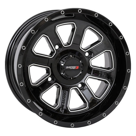 SYSTEM 3 OFF - ROAD 14X7 4/137 4+3 GLS ST - 4 BK WHEEL (522073) - Driven Powersports Inc.9999999989522073
