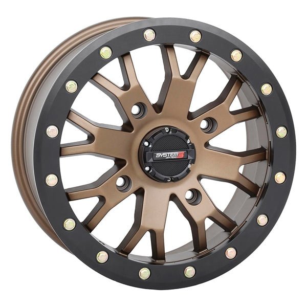 SYSTEM 3 OFF - ROAD 14X7 4/137 6+1 SBL SB - 4 BRZ WHEEL (521733) - Driven Powersports Inc.9999999989521733