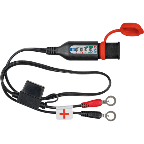 TECMATE 4 - LED MONITOR 1/4"/M6 SAE (O - 124) - DRIVEN Canada's Powersports 5425006144247O - 124