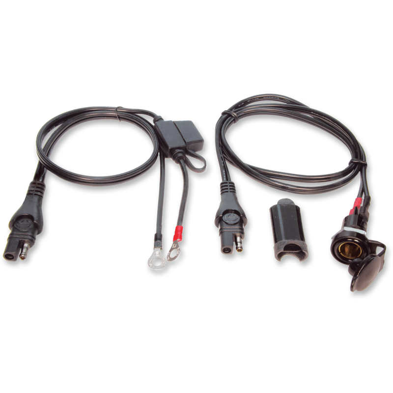 TECMATE CABLE SAE 1/4"/M6 & SAE DIN SOCKET BLACK (O - 08) - DRIVEN Canada's Powersports 5425006143431O - 08