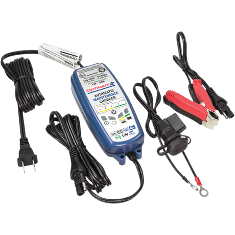 TECMATE OPTIMATE 2 CHARGER (TM - 421) - DRIVEN Canada's Powersports 5425006145213TM - 421
