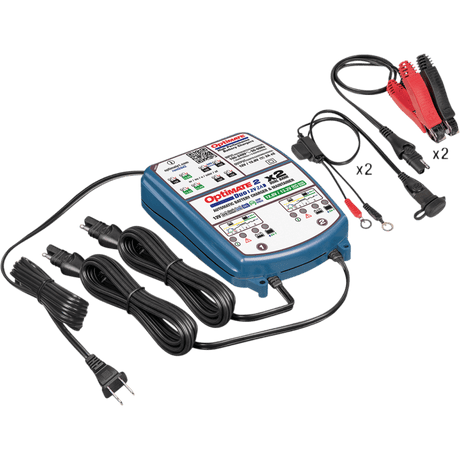 TECMATE OPTIMATE 2 DUO X 2 BANK (TM - 571) - DRIVEN Canada's Powersports 107TM571TM - 571