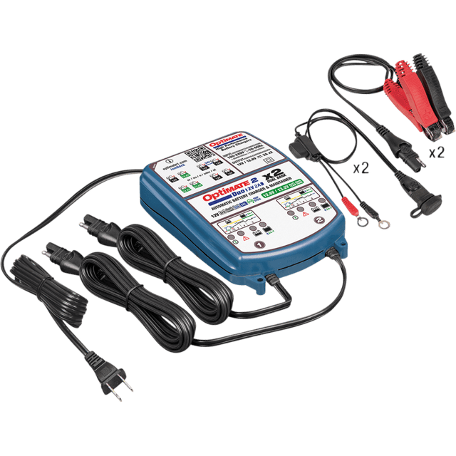 TECMATE OPTIMATE 2 DUO X 2 BANK (TM - 571) - DRIVEN Canada's Powersports 107TM571TM - 571