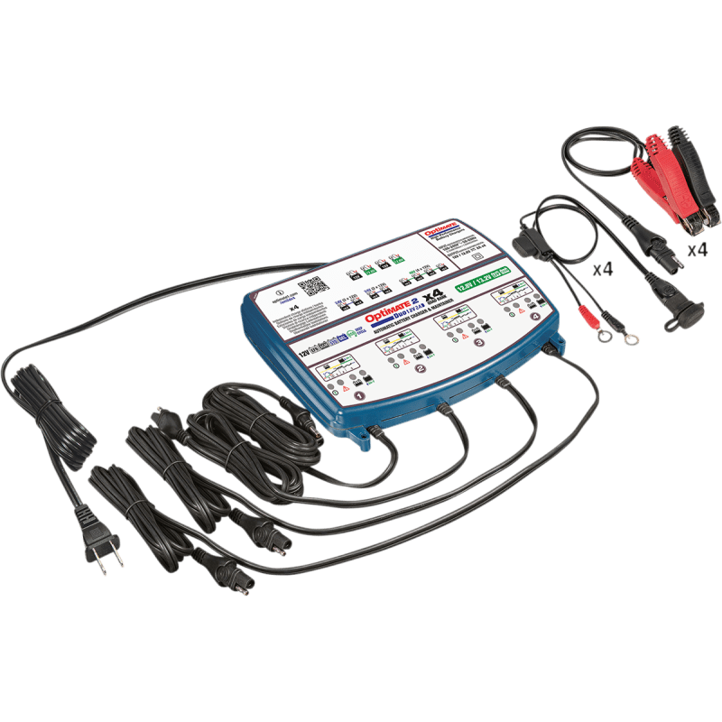 TECMATE OPTIMATE 2 DUO X 4 BANK (TM - 575) - DRIVEN Canada's Powersports 107TM575TM - 575