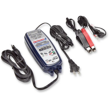 TECMATE OPTIMATE 3 CHARGER (TM - 431) - DRIVEN Canada's Powersports 5425006145312TM - 431