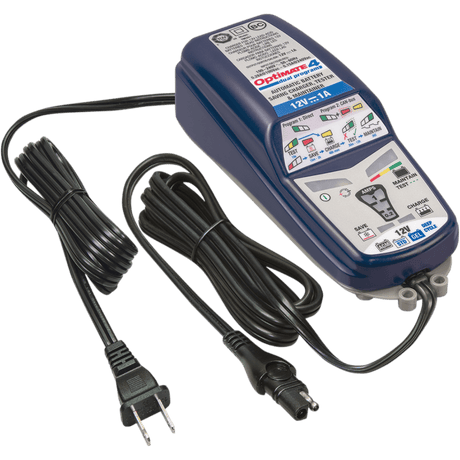 TECMATE OPTIMATE 4 DUAL PROGRAM CHARGER (TM - 341) - DRIVEN Canada's Powersports 5425006145411TM - 341