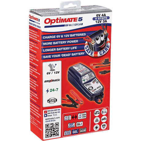 TECMATE OPTIMATE 5 SELECT CHARGER (TM - 321) - DRIVEN Canada's Powersports TM - 321TM - 321
