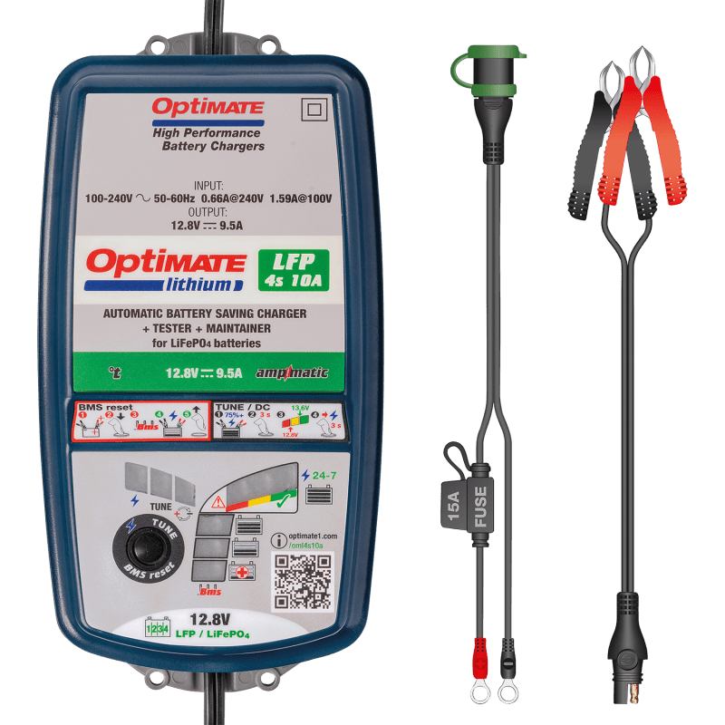 TECMATE OPTIMATE LITHIUM 4S 10A (TM - 275) - DRIVEN Canada's Powersports 5425006140607TM - 275