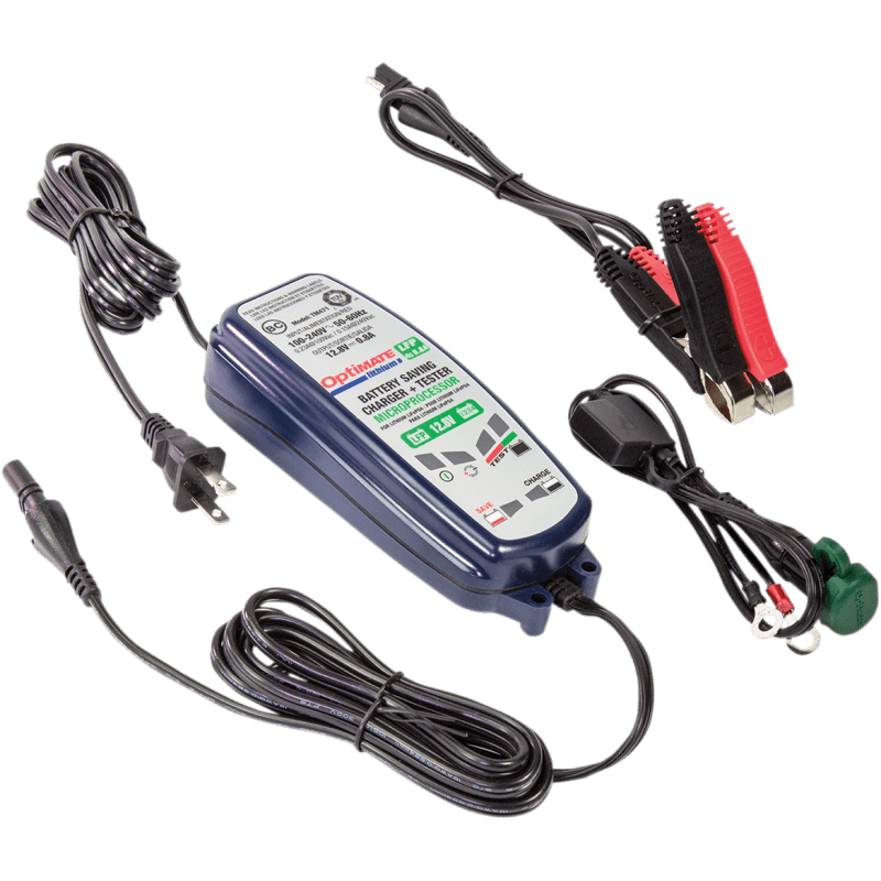 TECMATE OPTIMATE LITHIUM CHARGER (TM - 471) - DRIVEN Canada's Powersports 5425006145718TM - 471