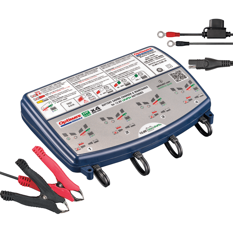 TECMATE OPTIMATE LITHIUM CHARGER (TM - 485) - DRIVEN Canada's Powersports 5425006145855TM - 485
