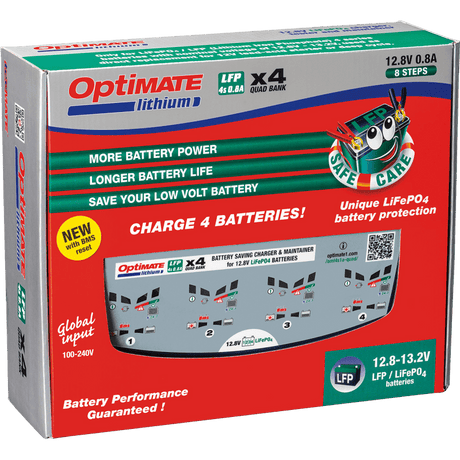TECMATE OPTIMATE LITHIUM CHARGER (TM - 485) - DRIVEN Canada's Powersports 5425006145855TM - 485