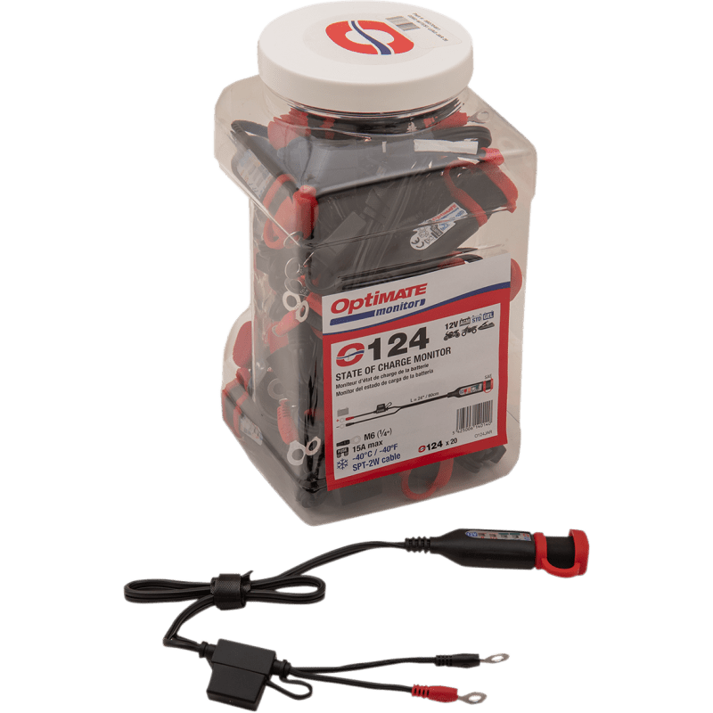 TECMATE OPTIMATE MNTR O - 124 20PK (O - 124JAR) - DRIVEN Canada's Powersports 5425006140140O - 124JAR