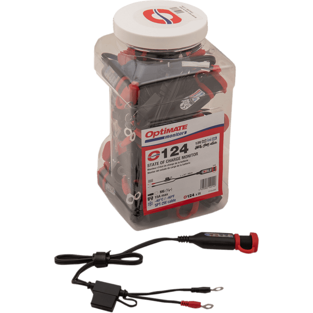 TECMATE OPTIMATE MNTR O - 124 20PK (O - 124JAR) - DRIVEN Canada's Powersports 5425006140140O - 124JAR